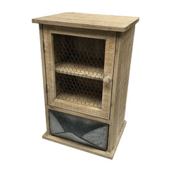 Mairead 19.25'' Tall 1 - Drawer Solid Wood Nightstand in Stained Wood