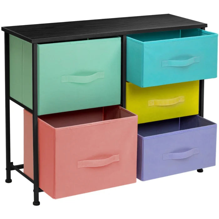 Malakoff 33.5'' Wide 5 - Drawer Dresser Provide Storage Space Perfect Organize