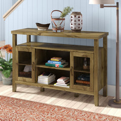 Barnwood Manette 52'' Wide Sideboard Four Shelves Rest