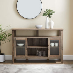 Gray Wash 52'' Wide Sideboard Two Exterior Shelves That Offer A Stage To Display A Few Decorative Favorites