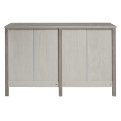 Mannion 6 Drawer 51'' W Solid Wood Contemporary Style Distressed Finish