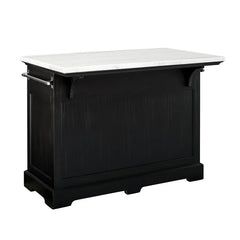 Mantello 48'' Wide Kitchen Island with Marble Top Perfect for Dining Room