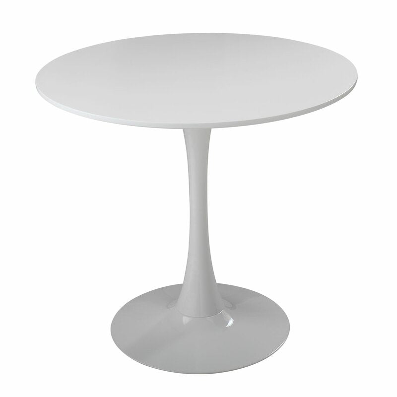 Mapleview 31.49'' Pedestal Dining Table Unique Single Pedestal Base
