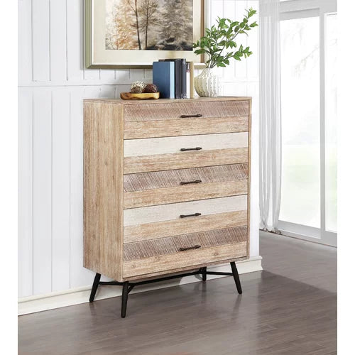 Marisa 5 Drawer 39'' W Chest Five Soft Felt Lined Drawers