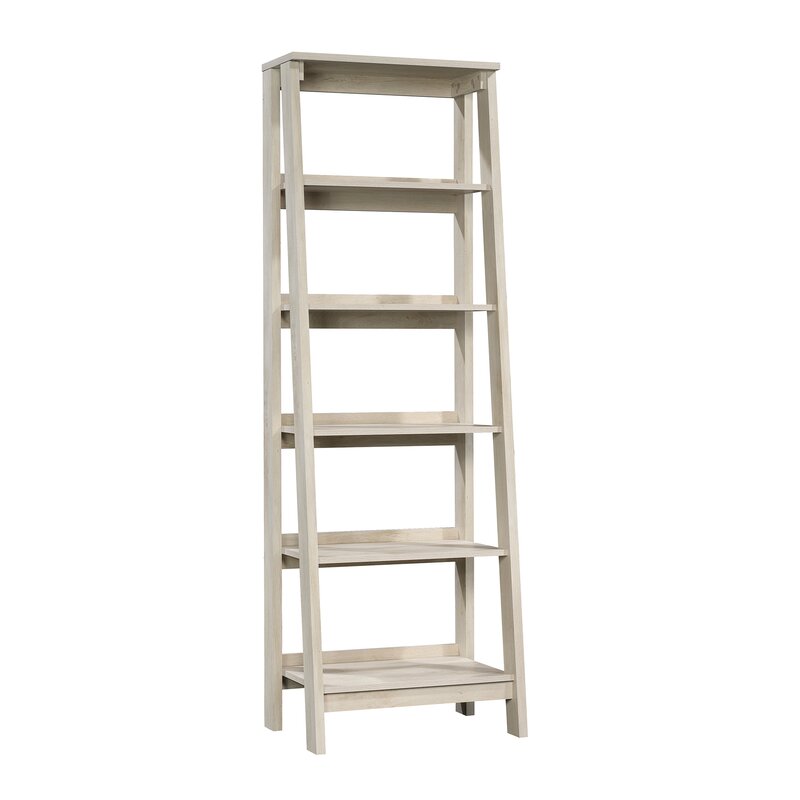 1 Chalked Chestnut Massena 71.125'' H x 23.5'' W Ladder Bookcase