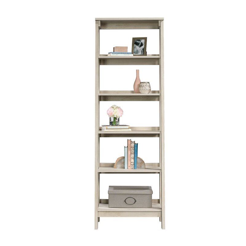 1 Chalked Chestnut Massena 71.125'' H x 23.5'' W Ladder Bookcase