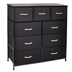 9 Drawer Black Matherly Storage Chest