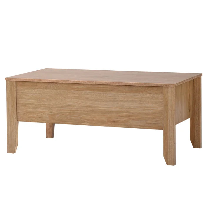 Oak Lift Top Extendable Coffee Table with Storage Add Functionality and Modern Appeal to your Living Room