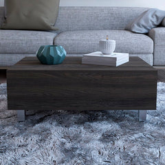 Carbon McConnellsburg Lift Top 4 Leg Coffee Table with Storage
