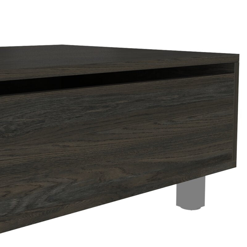 Carbon McConnellsburg Lift Top 4 Leg Coffee Table with Storage