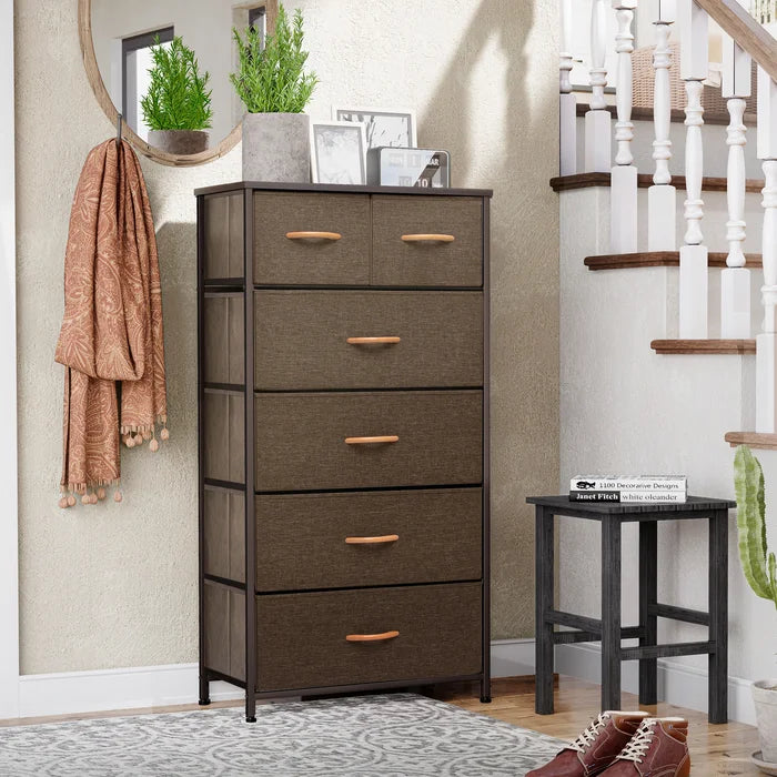 Brown Mcadams 6 Drawer 23.2'' W Lingerie Chest Removable Drawers