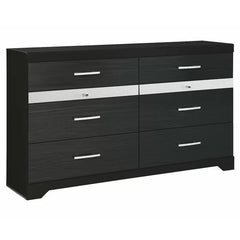 Mcbeth 6 Drawer 63'' W Double Dresser Six-Compartment Drawers Contemporary Style