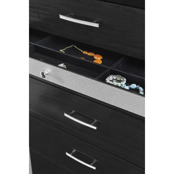 Mcbeth 6 Drawer 63'' W Double Dresser Six-Compartment Drawers Contemporary Style