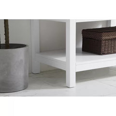 White Mccauley 30" Single Bathroom Vanity Set Features a White Quartz