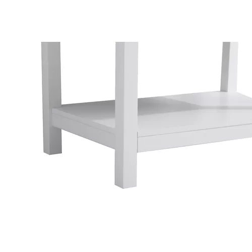 White Mccauley 30" Single Bathroom Vanity Set Features a White Quartz