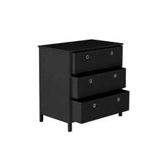 Black Mcclellan 31'' Tall 3 - Drawer Bachelor's Chest Contemporary Style