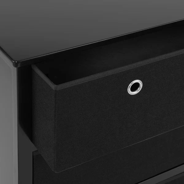 Black Mcclellan 31'' Tall 3 - Drawer Bachelor's Chest Contemporary Style
