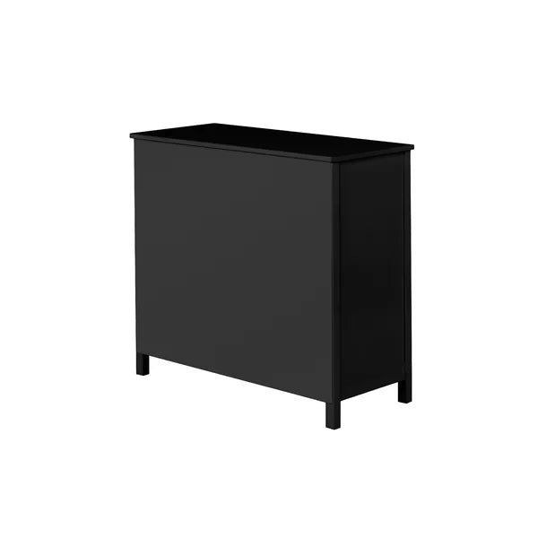Black Mcclellan 31'' Tall 3 - Drawer Bachelor's Chest Contemporary Style