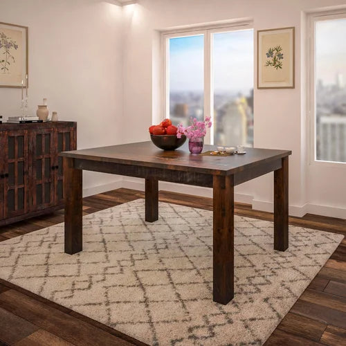 Mccrimmon Mango Solid Wood Dining Table Balanced Proportions Straightforward Lines