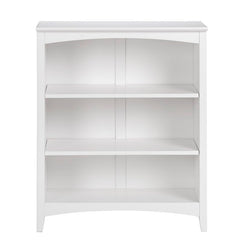 White Mccrory 30'' W Solid Wood Standard Bookcase Easy to Clean