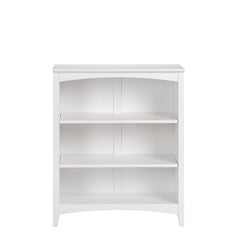 White Mccrory 30'' W Solid Wood Standard Bookcase Easy to Clean