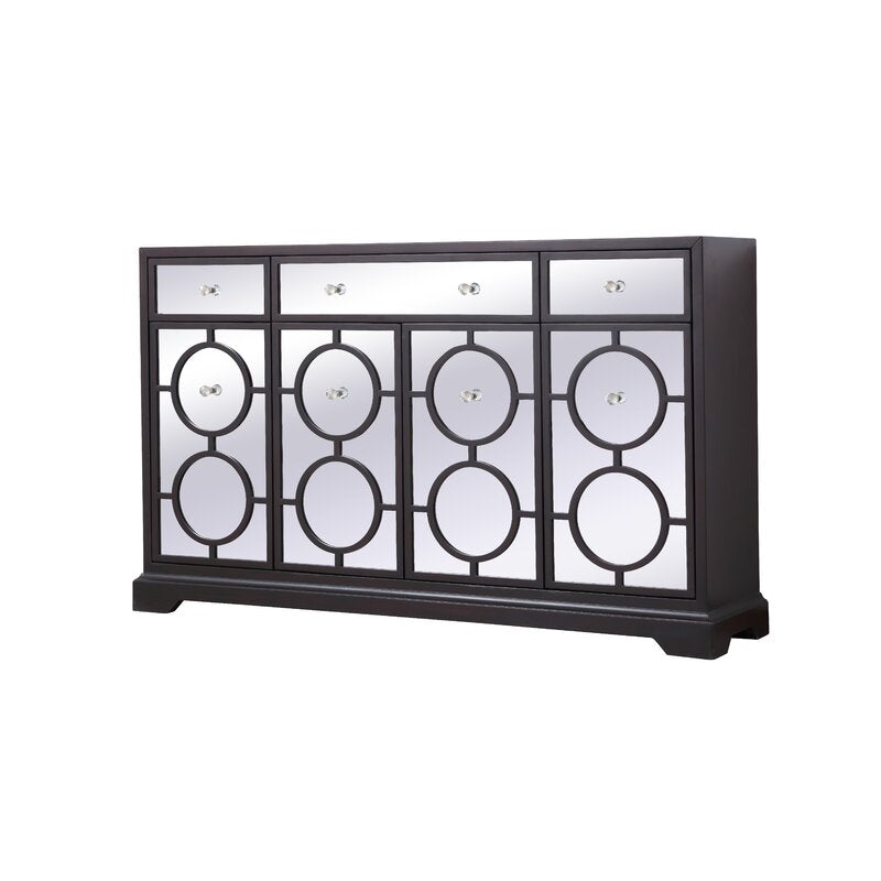 Dark Walnut 60'' Wide 3 Drawer Sideboard Decorate Any Narrow Hallway Or Dining Room, Or Living Room and Still Yield Plenty Of Storage Space