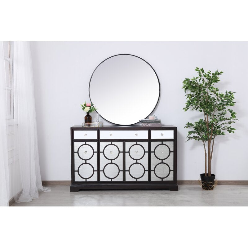 Dark Walnut 60'' Wide 3 Drawer Sideboard Decorate Any Narrow Hallway Or Dining Room, Or Living Room and Still Yield Plenty Of Storage Space