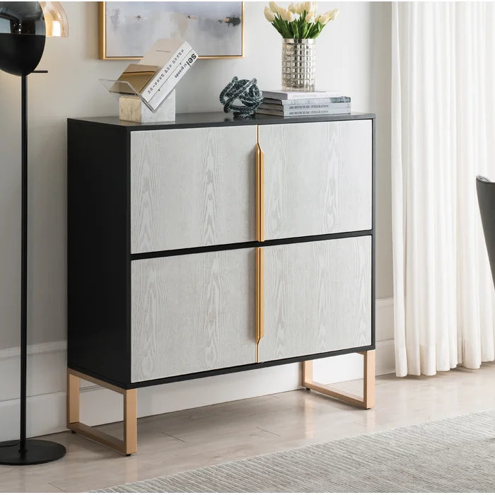 Mcmartin 40 Tall 4 Door Accent Cabinet Mid Century Modern Storage Cabinet