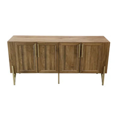 Mehpare Entertainment Center for TVs up to 65" Storage Space with An Adjustable Shelf