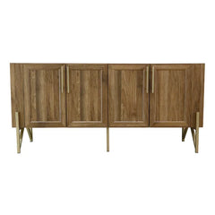 Mehpare Entertainment Center for TVs up to 65" Storage Space with An Adjustable Shelf