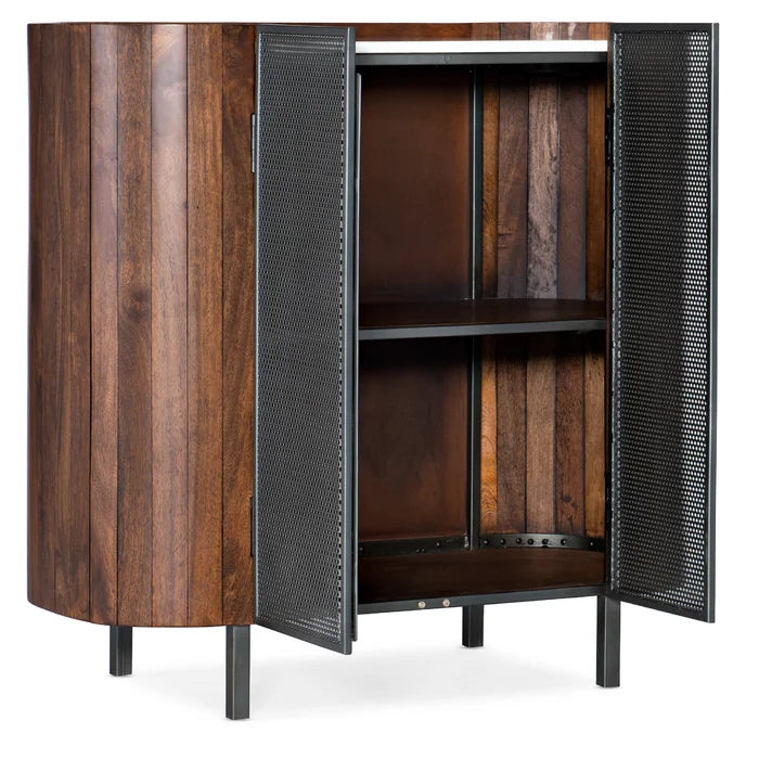 Melange 36'' Tall 2 - Door Accent Cabinet Solid Wood Perfect Organize