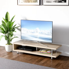 Oak Melisande TV Stand for TVs up to 55" Sturdy and Stable Design