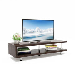 1 TV Stand Brown Melisande for TVs up to 55" Perfect for Living Room Decor