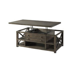 Melissa Lift Top Coffee Table with Storage X-style Construction