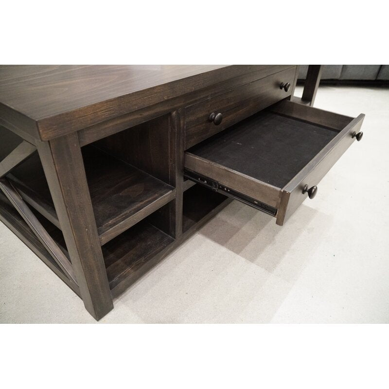 Melissa Lift Top Coffee Table with Storage X-style Construction