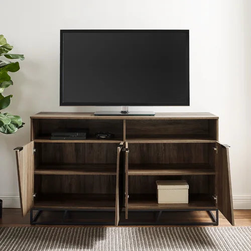 Rustic Oak  58'' Wide Sideboard Perfect For your Office or Entryway