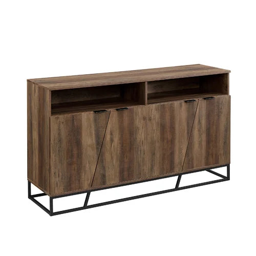 Rustic Oak  58'' Wide Sideboard Perfect For your Office or Entryway