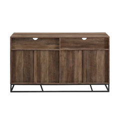 Rustic Oak  58'' Wide Sideboard Perfect For your Office or Entryway