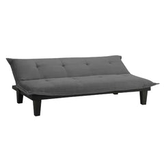 Charcoal Menze Twin Tufted Back Convertible Sofa Indoor Design