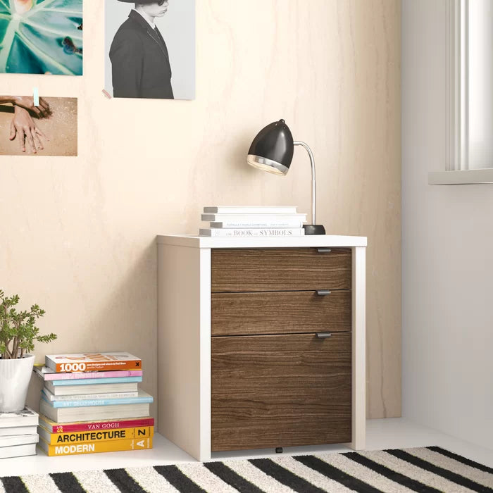 Mertens 19.75'' Wide 3 -Drawer Vertical Filing Cabinet Contemporary Style