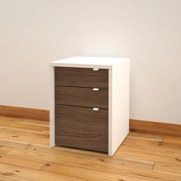 Mertens 19.75'' Wide 3 -Drawer Vertical Filing Cabinet Contemporary Style