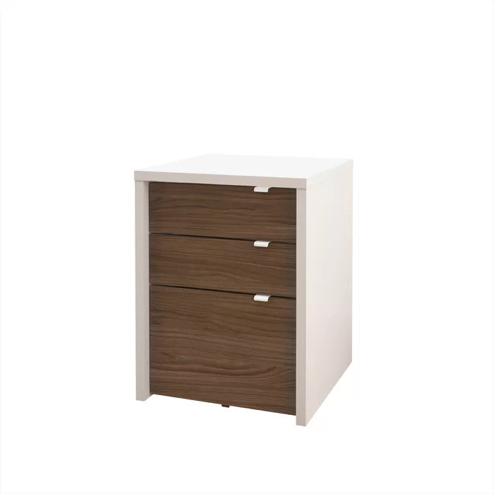 Mertens 19.75'' Wide 3 -Drawer Vertical Filing Cabinet Contemporary Style