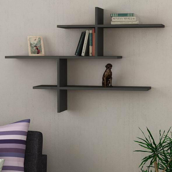 3 Piece Accent Shelf Perfectly Scaled To Nearly Any Home or Office Environment Perfect for Organize