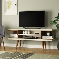 Off White/Maple Cream Michaelson TV Stand for TVs up to 50"