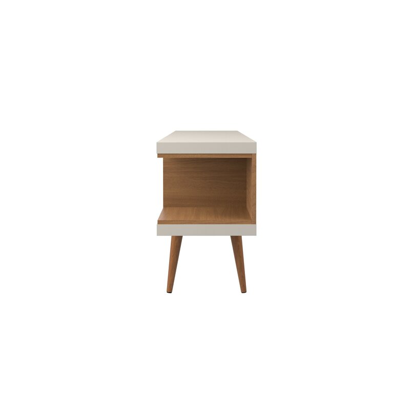 Off White/Maple Cream Michaelson TV Stand for TVs up to 50"