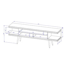 Michaelson TV Stand for TVs up to 65" Cable Management Modern Style