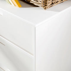 Middlebrook Gammelstaden Mid-Century Solid Wood 6 Drawer Dresser White