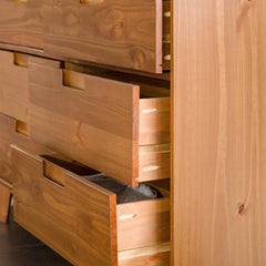 Middlebrook Gammelstaden Mid Century Solid Wood 6 Drawer Dresser