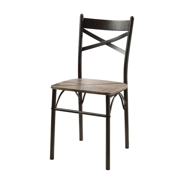 Natural/Dark Bronze Middleport 4 Person Dining Set Indoor Design