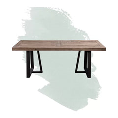 Miesville 84'' Dining Table Rustic Inspired Charm with Clean Modern Lines